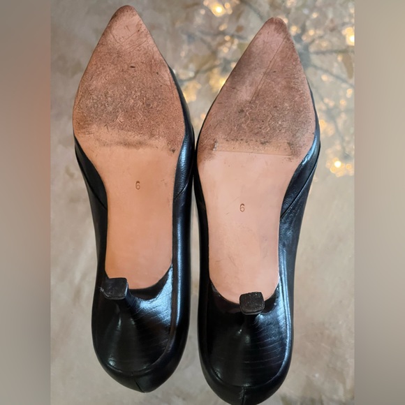 Pollignanno Al Mare Genuine Italian Leather Pumps - Picture 4 of 7